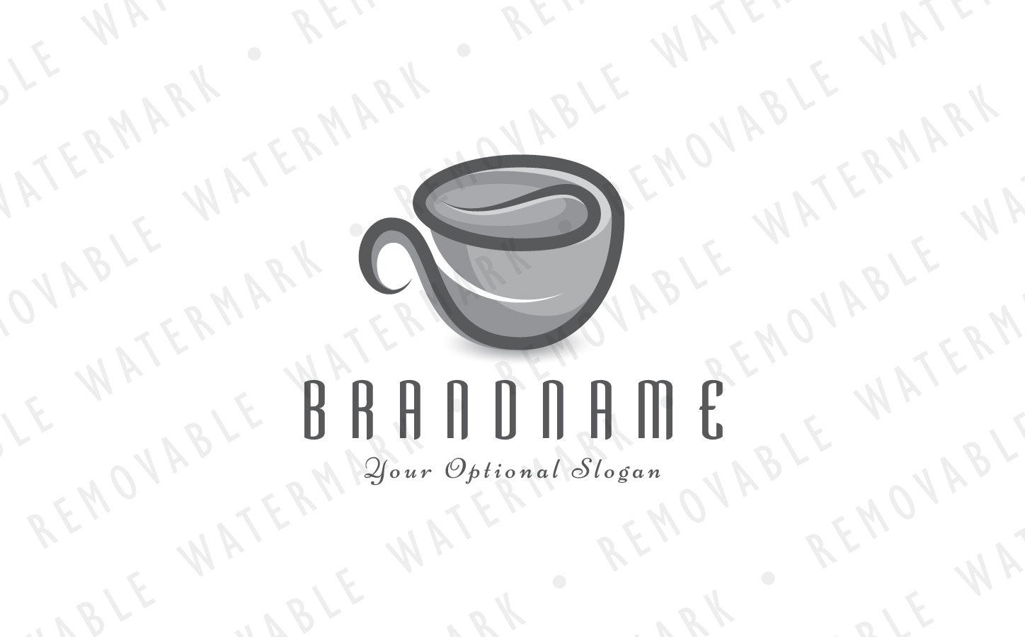 Download Шаблон логотипа "Spiced Coffee Logo Template" / Spiced Coffee Logo Template - Шаблон логотипа на тему графика tea coffee cup leaf herb spice creative bean beverage restaurant organic caf&amp;atilde;&amp;copy; natural drink zen aroma soup logo design template