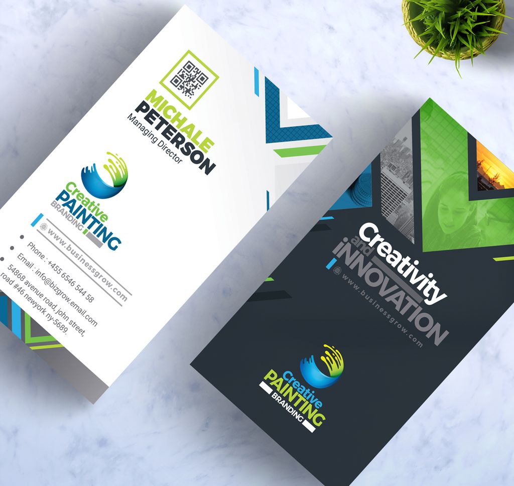 Download Фирменный стиль "Creative Painting Business Card - Corporate Identity Template" / Creative Painting Business Card - Corporate Identity Template - Фирменный стиль на тему графика business card template clean visiting bundle gold corporate creative modern minimal design best branding simple psd editable pack package adventure