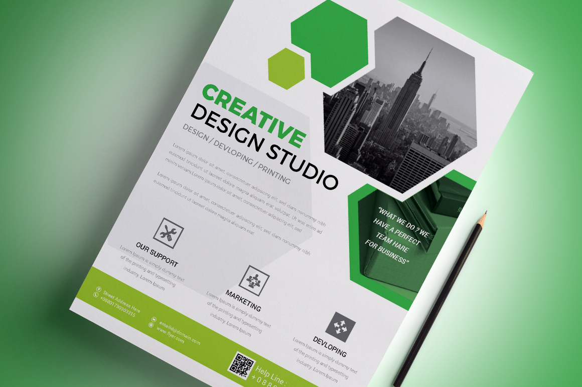 Download Фирменный стиль "Clean & Modern Flyer Vol 01 - Corporate Identity Template" / Clean & Modern Flyer Vol 01 - Corporate Identity Template - Адаптивный Фирменный стиль на тему графика flyer bundle corporate business template psd poster design editable big mega advertising clean creative photography photographer agency best eps print