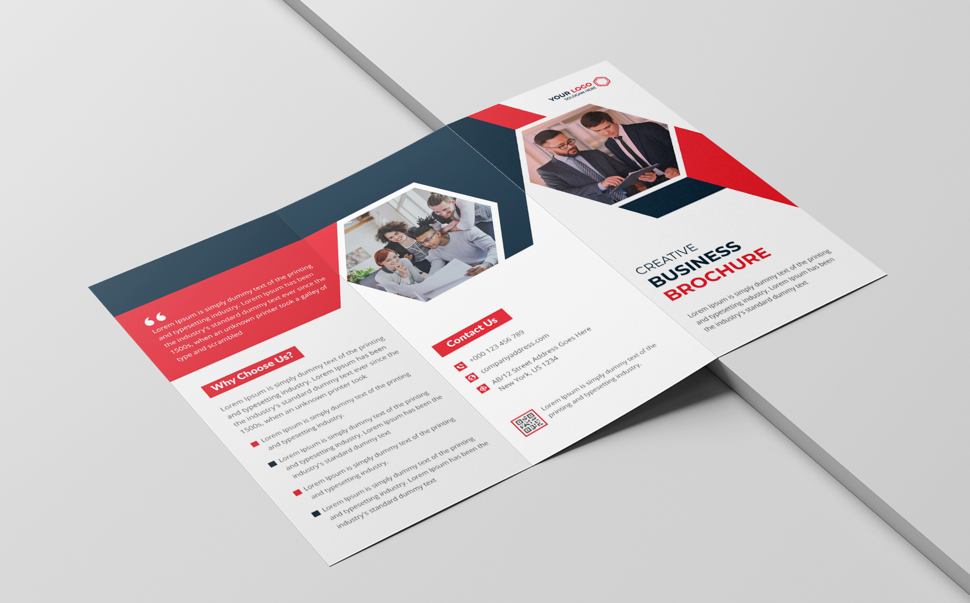 Download Фирменный стиль "Creative Brochure - Corporate Identity Template" / Creative Brochure - Corporate Identity Template - Фирменный стиль на тему графика brochure cover trifold professional book bifold multipurpose leaflet booklet catalog document modern promotion company profileundefined business corporate bifold print template