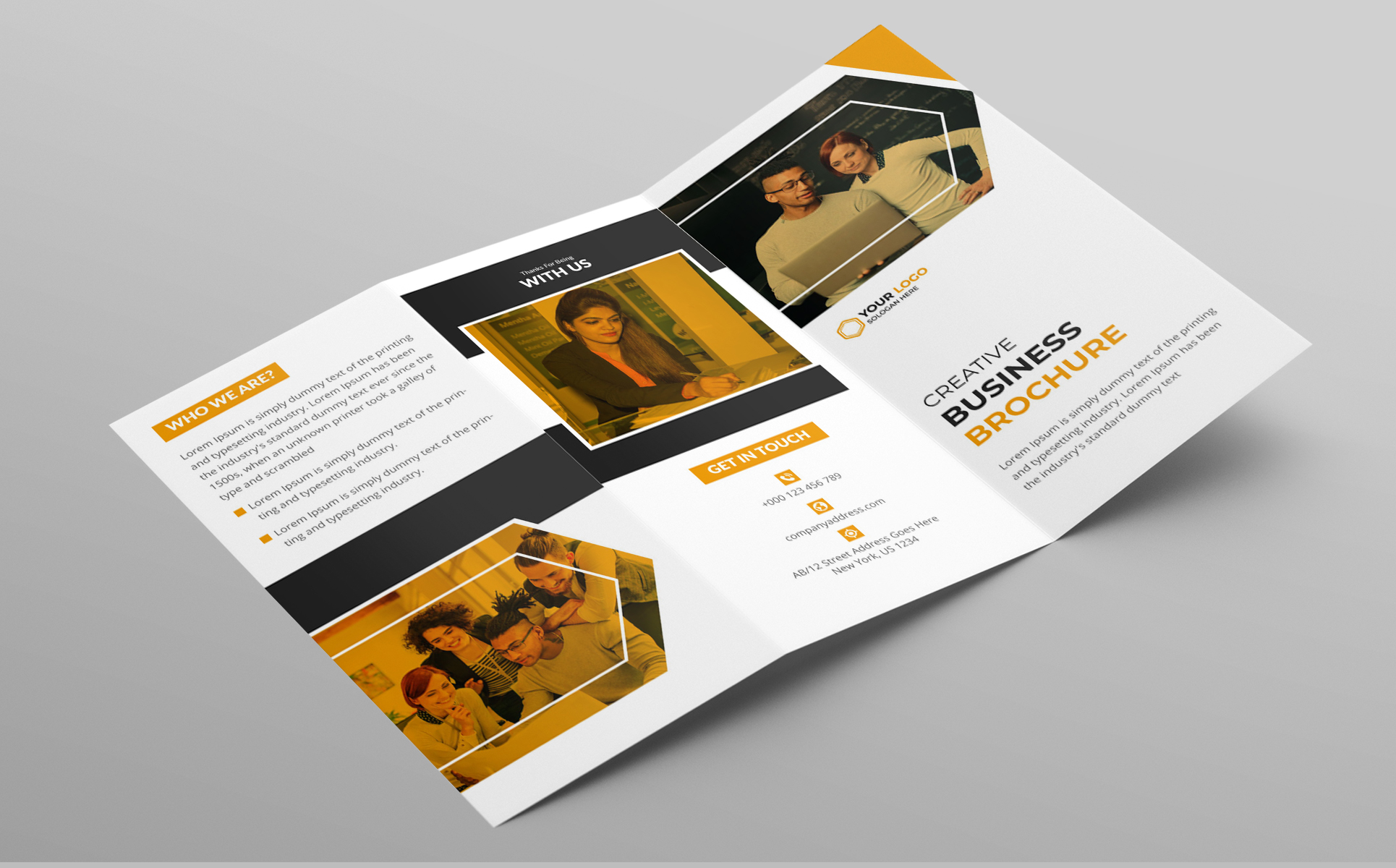Download Фирменный стиль "Creative Tri-fold Brochure - Corporate Identity Template" / Creative Tri-fold Brochure - Corporate Identity Template - Фирменный стиль на тему графика brochure cover trifold professional book bifold multipurpose leaflet booklet catalog document modern promotion company profileundefined corporate print template business tri-fold