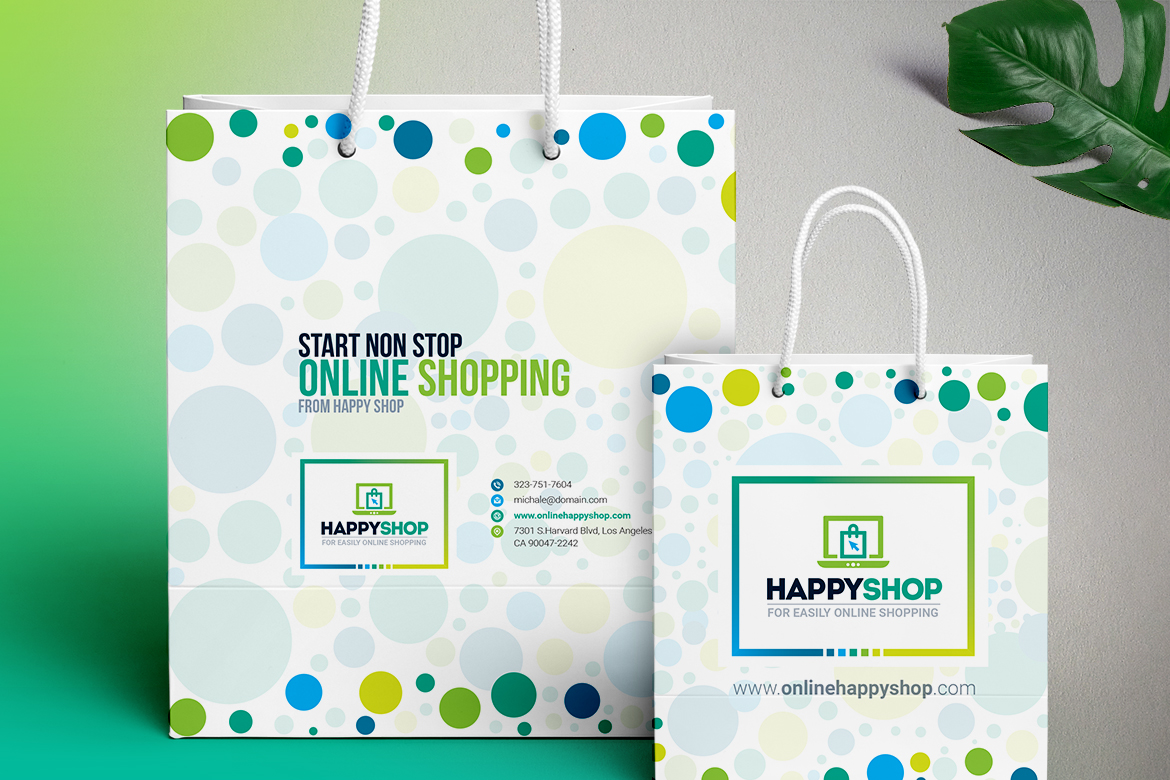 Download Фирменный стиль "Shopping Bag Design Template - Corporate Identity Template" / Shopping Bag Design Template - Corporate Identity Template - Фирменный стиль на тему графика shopping bag shop mall tote paper coffee gift plastic design template illustration online concept templateundefined