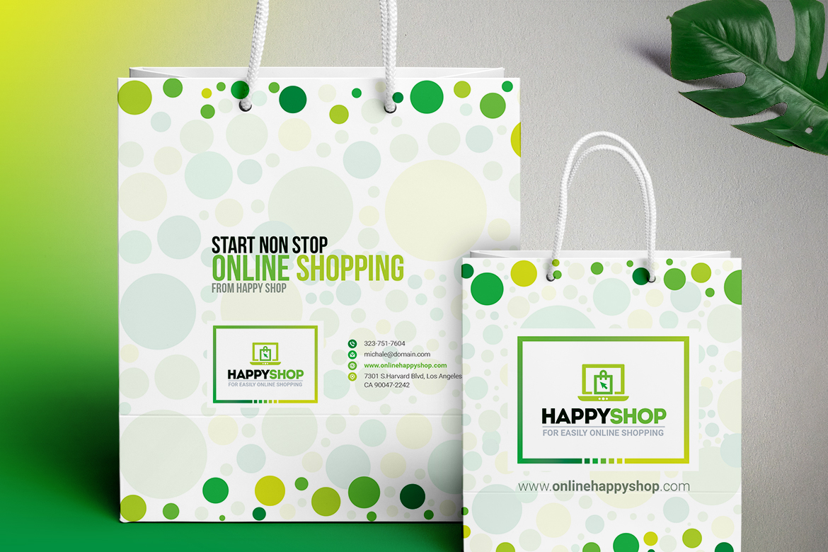 Download Фирменный стиль "Shopping Bag Design Template - Corporate Identity Template" / Shopping Bag Design Template - Corporate Identity Template - Фирменный стиль на тему графика shopping bag shop mall tote paper coffee gift plastic design template illustration online concept templateundefined