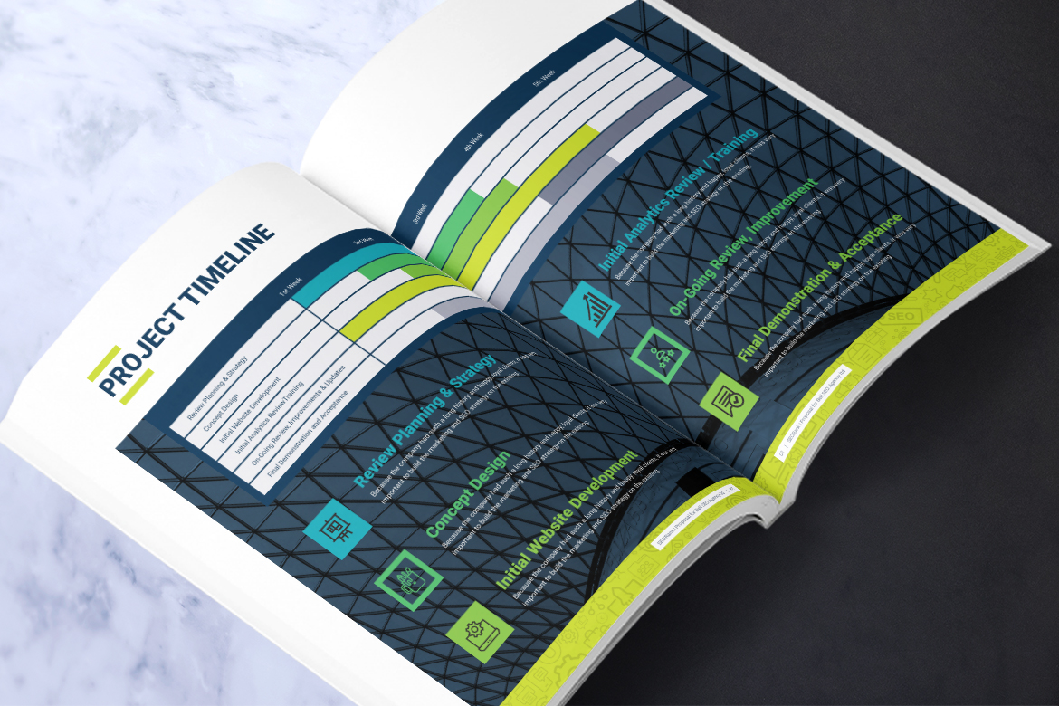 Download Фирменный стиль "SEO  & Digital Marketing Agency Project Proposal - - Corporate Identity Template" / SEO  & Digital Marketing Agency Project Proposal - - Corporate Identity Template - Адаптивный Фирменный стиль на тему графика seo company proposal template project design quote quotation indesign business clean word corporate stationery simple brief template marketing details indesign