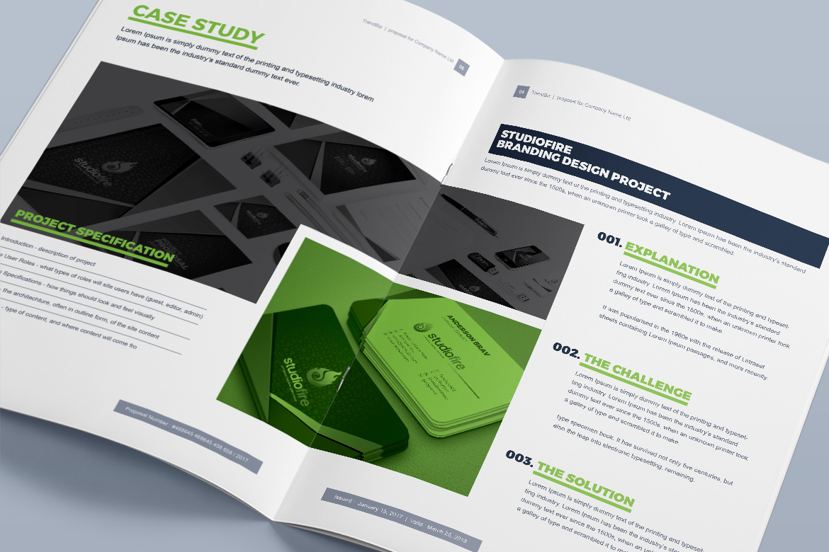 Download Фирменный стиль "Corporate Project Proposal - - Corporate Identity Template" / Corporate Project Proposal - - Corporate Identity Template - Фирменный стиль на тему графика project quotation indesign proposal business design clean word corporate stationery company simple brief agreement profile acceptance contract creative brochure a4