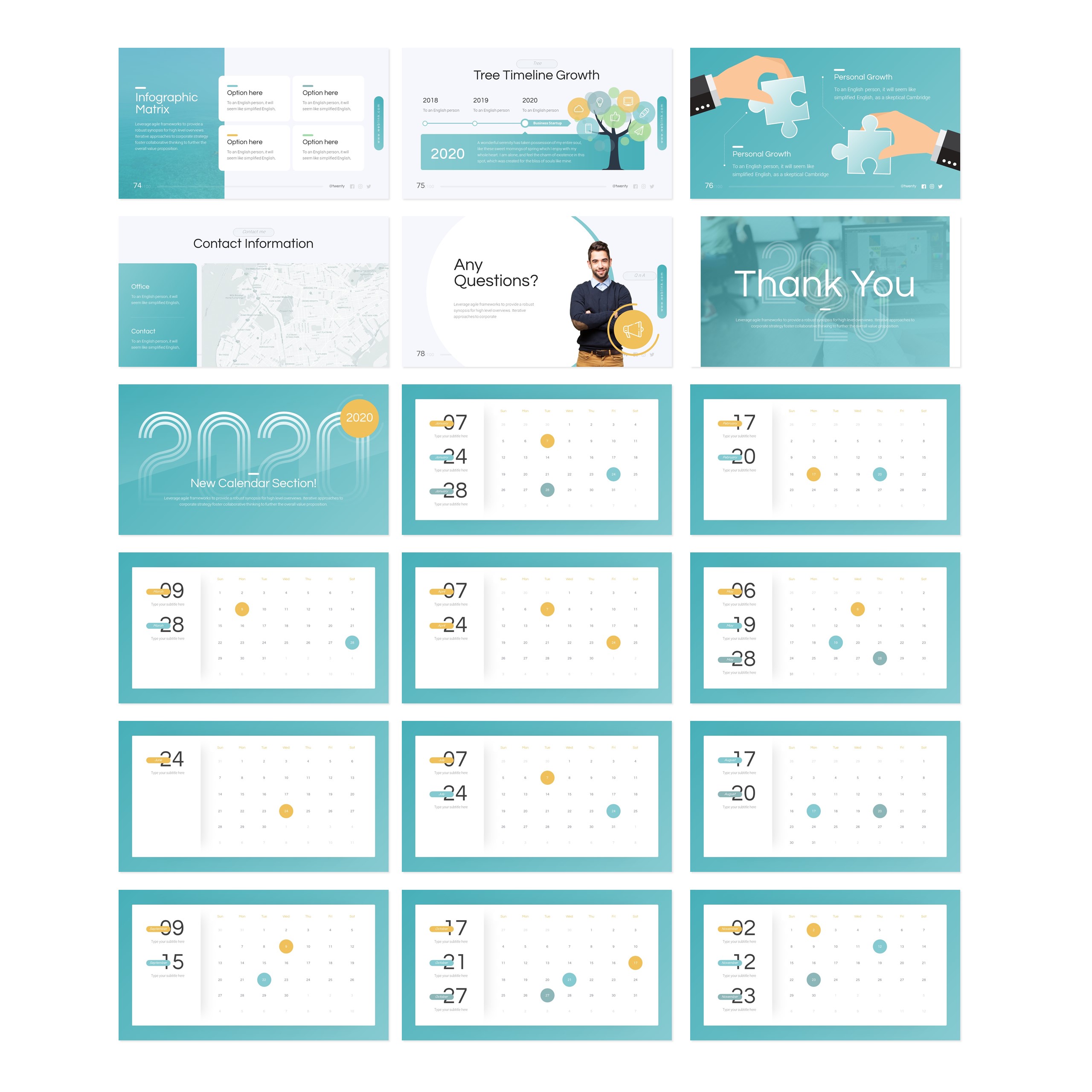 2020 New Brand Multipurpose Presentation PowerPoint template