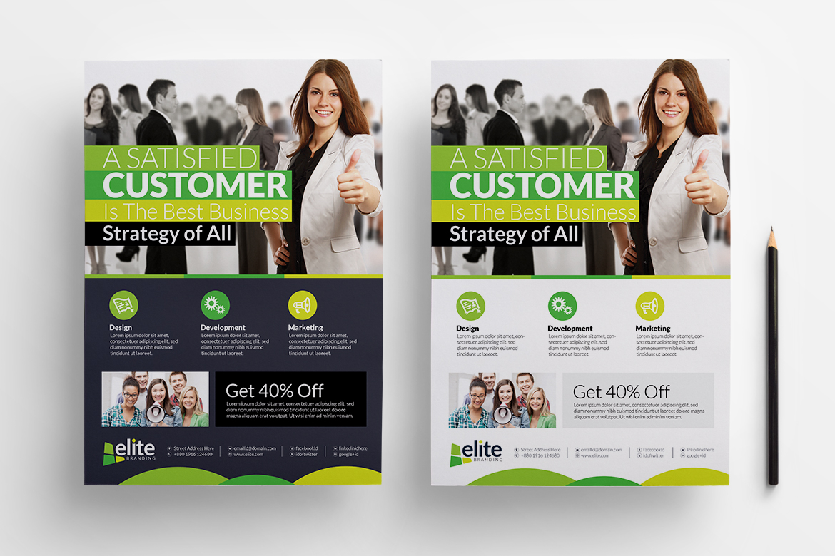 Download Фирменный стиль "Business Flyer - Corporate Identity Template" / Business Flyer - Corporate Identity Template - Фирменный стиль на тему графика flyer bundle corporate business template psd poster design editable big mega advertising business flyer clean corporate design template editable flyerundefined