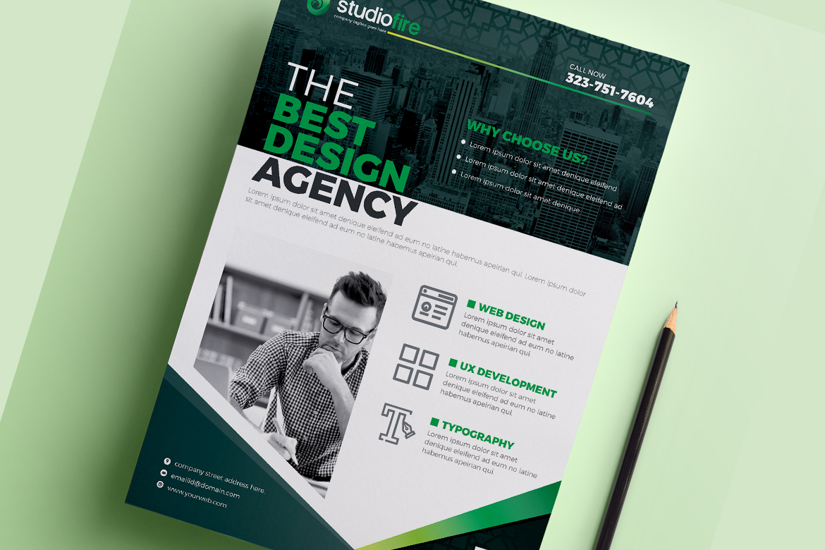 Download Фирменный стиль "Corporate Flyer Design - Corporate Identity Template" / Corporate Flyer Design - Corporate Identity Template - Фирменный стиль на тему графика flyer bundle corporate business template psd poster design editable big mega advertising business flyer clean corporate design template editable flyerundefined