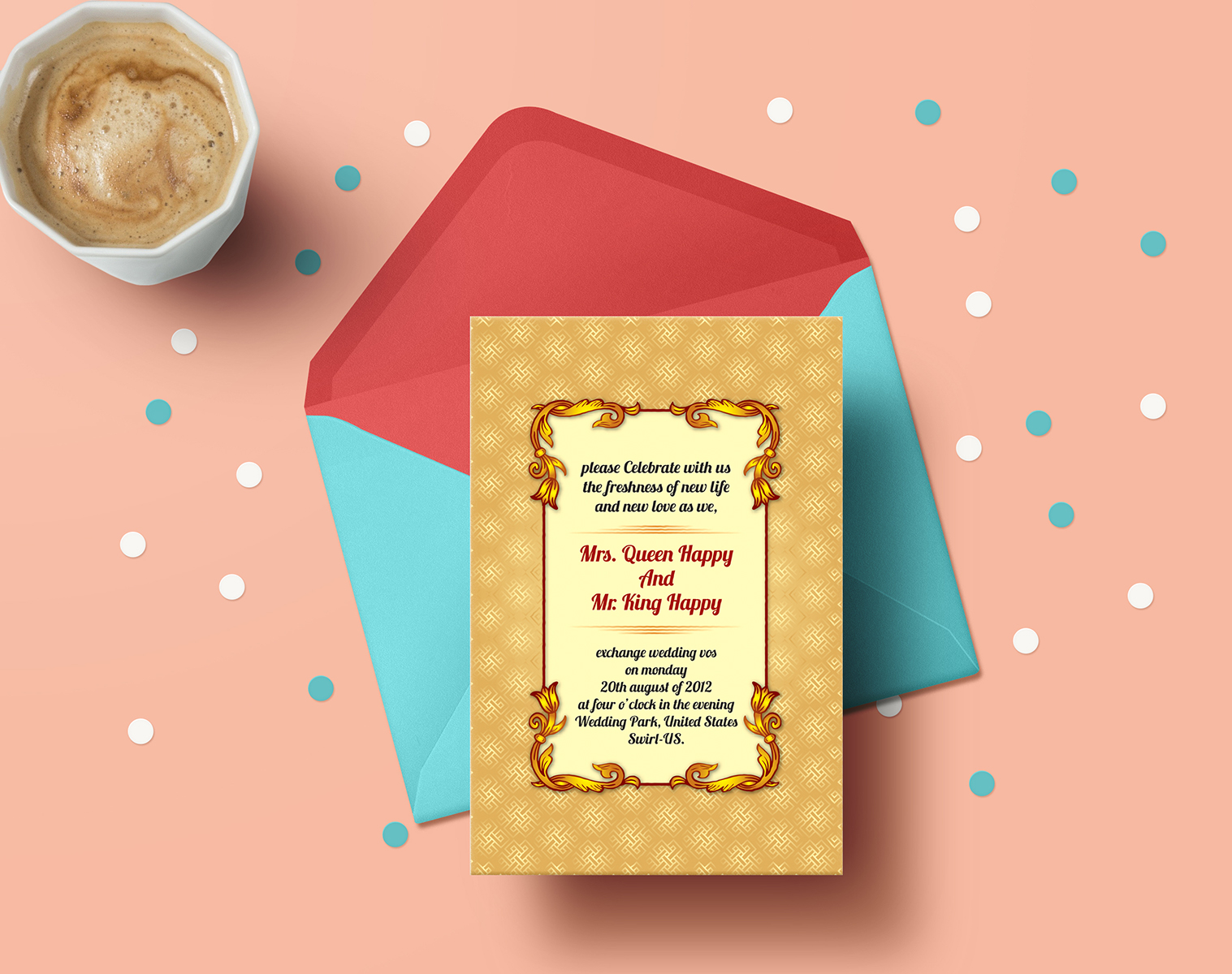 Download Фирменный стиль "Lovely Wedding Invitation Card - Corporate Identity Template" / Lovely Wedding Invitation Card - Corporate Identity Template - Фирменный стиль на тему графика wedding invitation floral party watercolour suite thank you card diy invite template save the date postcard reception elegant design invites