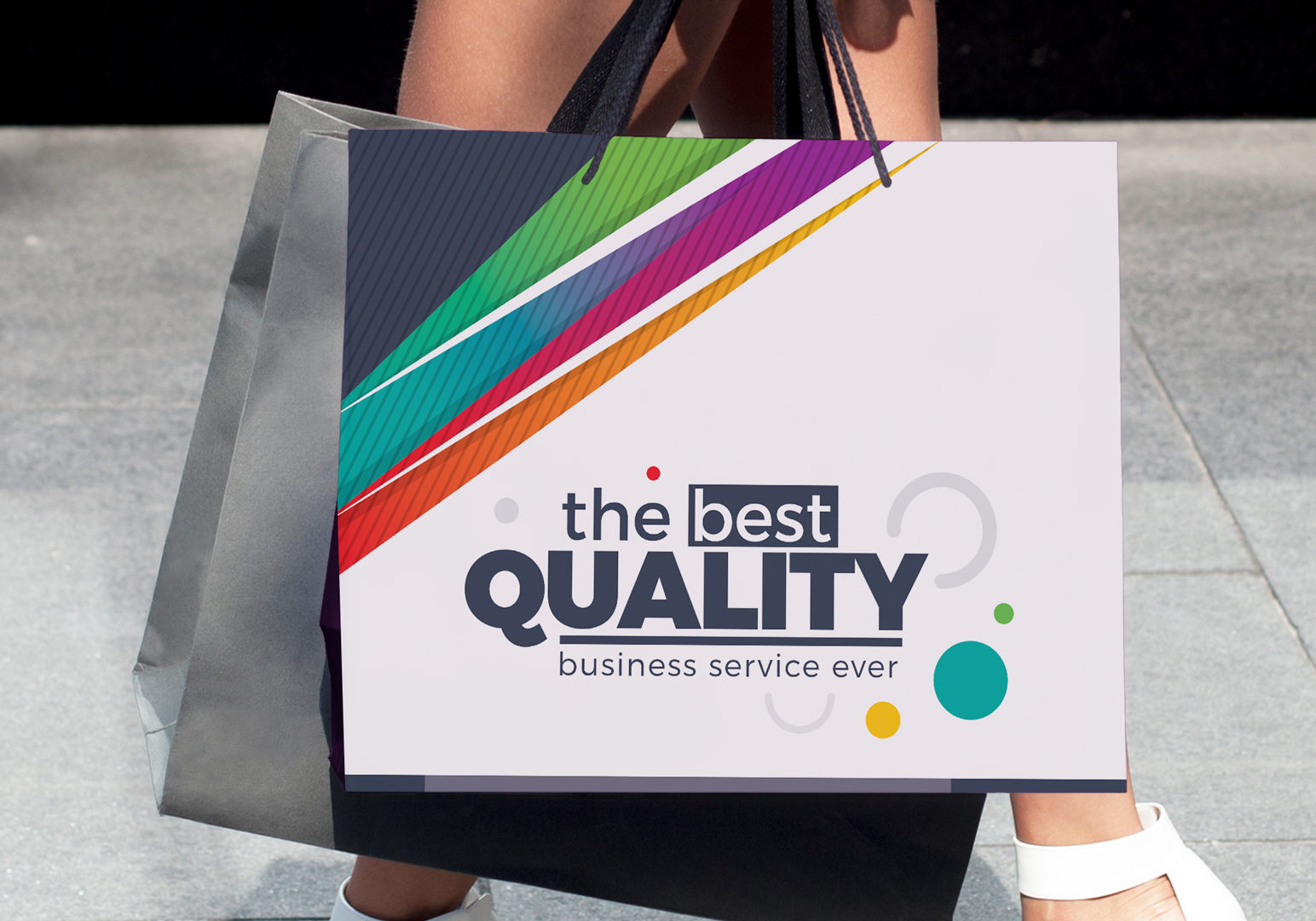 Download Фирменный стиль "Creative Business Shopping Bag Design - Corporate Identity Template" / Creative Business Shopping Bag Design - Corporate Identity Template - Фирменный стиль на тему графика shopping bag shop mall tote paper coffee gift plastic design template illustration online concept