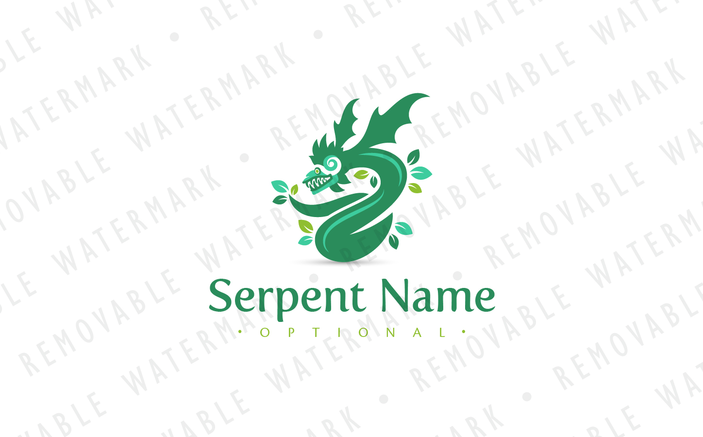 Download Шаблон логотипа "Quetzalcoatl Serpent God Logo Template" / Quetzalcoatl Serpent God Logo Template - Шаблон логотипа на тему графика nature energy earth sky god dragon spirit snake winged fertility serpent aztec mayan quetzalcoatl garden logo design template mythical creature