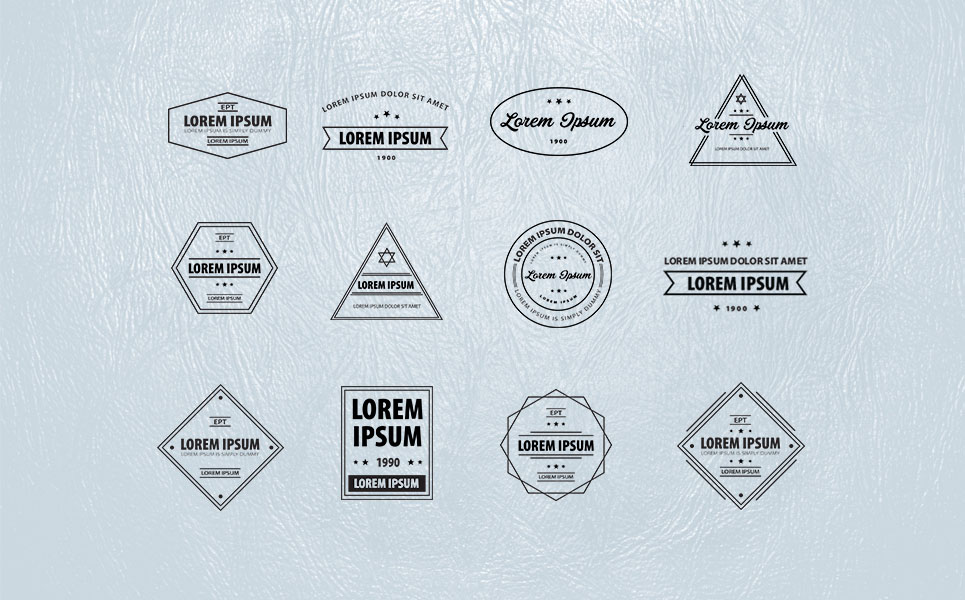 Download Шаблон логотипа "12 Typography Bundle Logo Template" / 12 Typography Bundle Logo Template - Шаблон логотипа на тему графика advertising agency badge business circle clean coffee design feminine graphicsd insignia label lawyer logo logos minimalist modern retro simple square