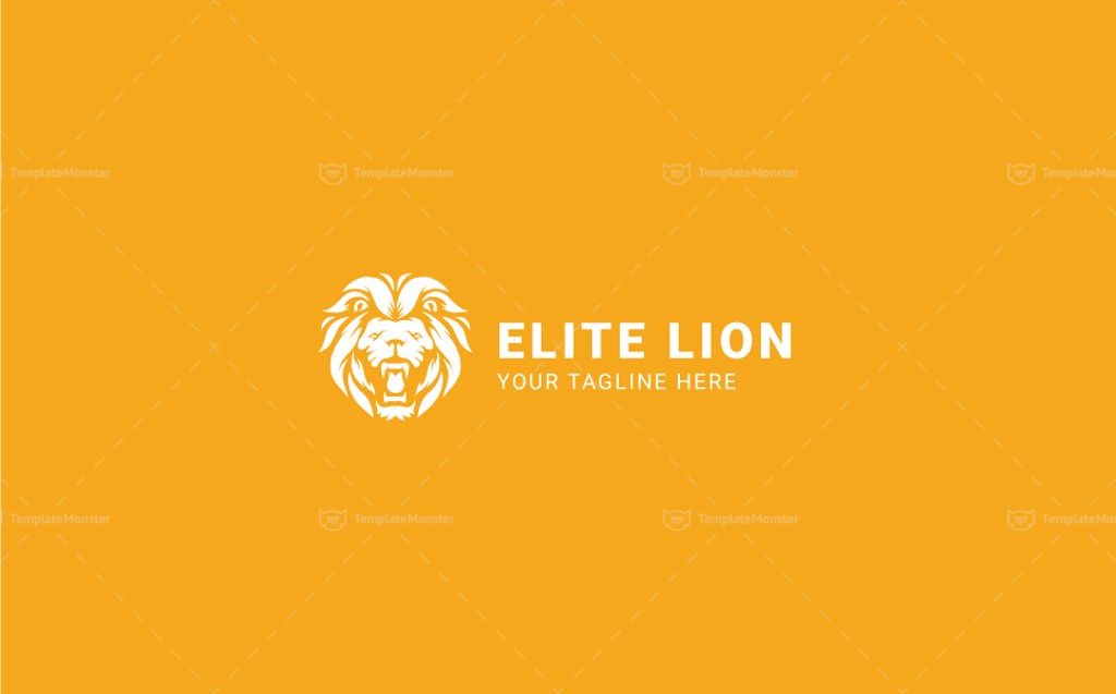 Download Шаблон логотипа "Elite Lion - Logo Template" / Elite Lion - Logo Template - Шаблон логотипа на тему графика animal business colorful consultant corporate digital finances financial firm funds investing investment king kingdom lion head logo majestic marketing media