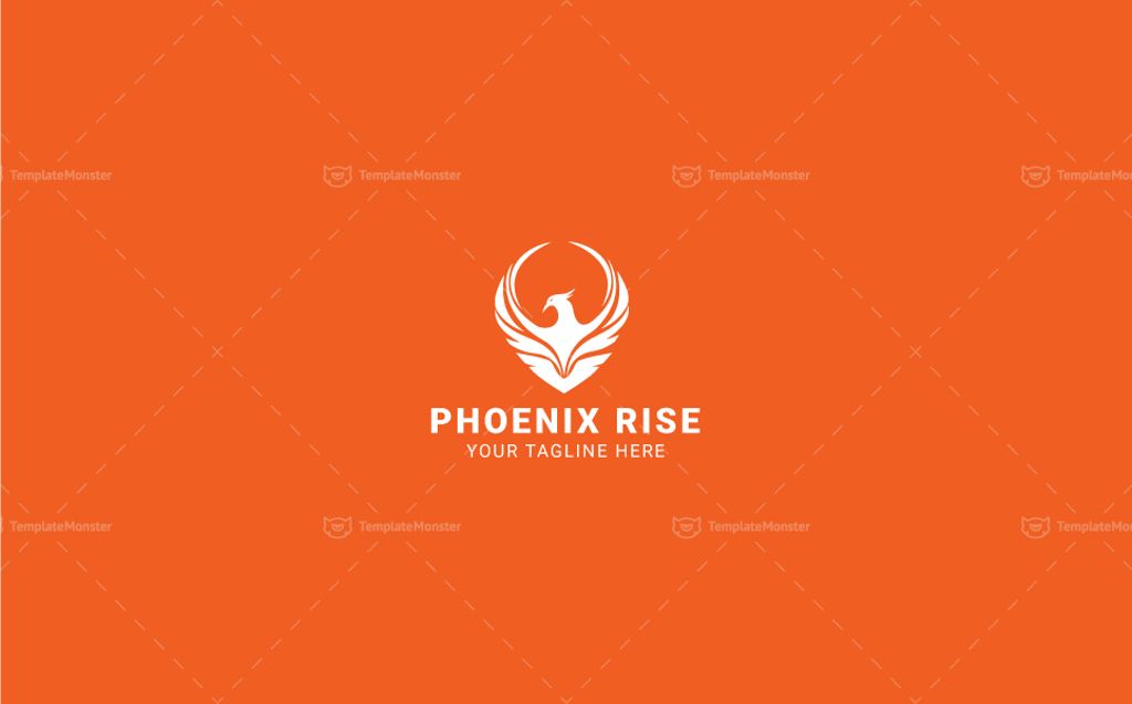 Download Шаблон логотипа "Phoenix Rise - Logo Template" / Phoenix Rise - Logo Template - Шаблон логотипа на тему графика bird brand branding business corporate creation creative creativity eagle fire identity immortality investment life longevity magic majestic mystical myth phenix
