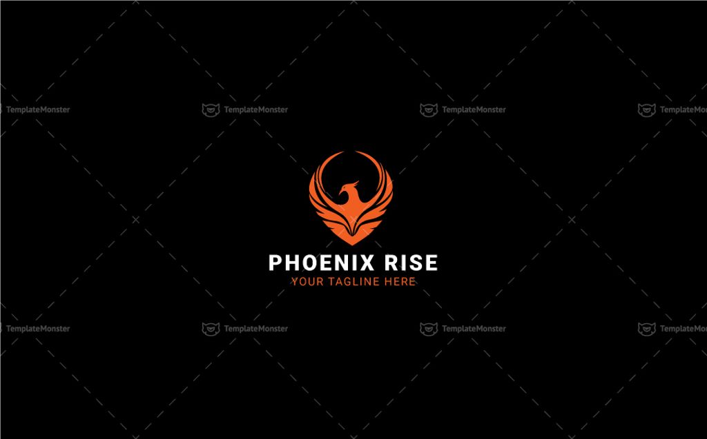Download Шаблон логотипа "Phoenix Rise - Logo Template" / Phoenix Rise - Logo Template - Шаблон логотипа на тему графика bird brand branding business corporate creation creative creativity eagle fire identity immortality investment life longevity magic majestic mystical myth phenix