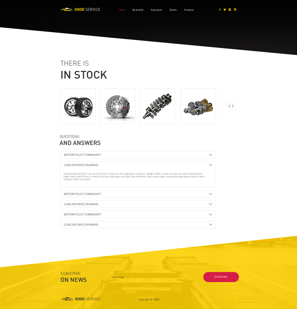 Download PSD шаблон "Car Service PSD Template" / Car Service PSD Template - PSD шаблон на тему графика car service