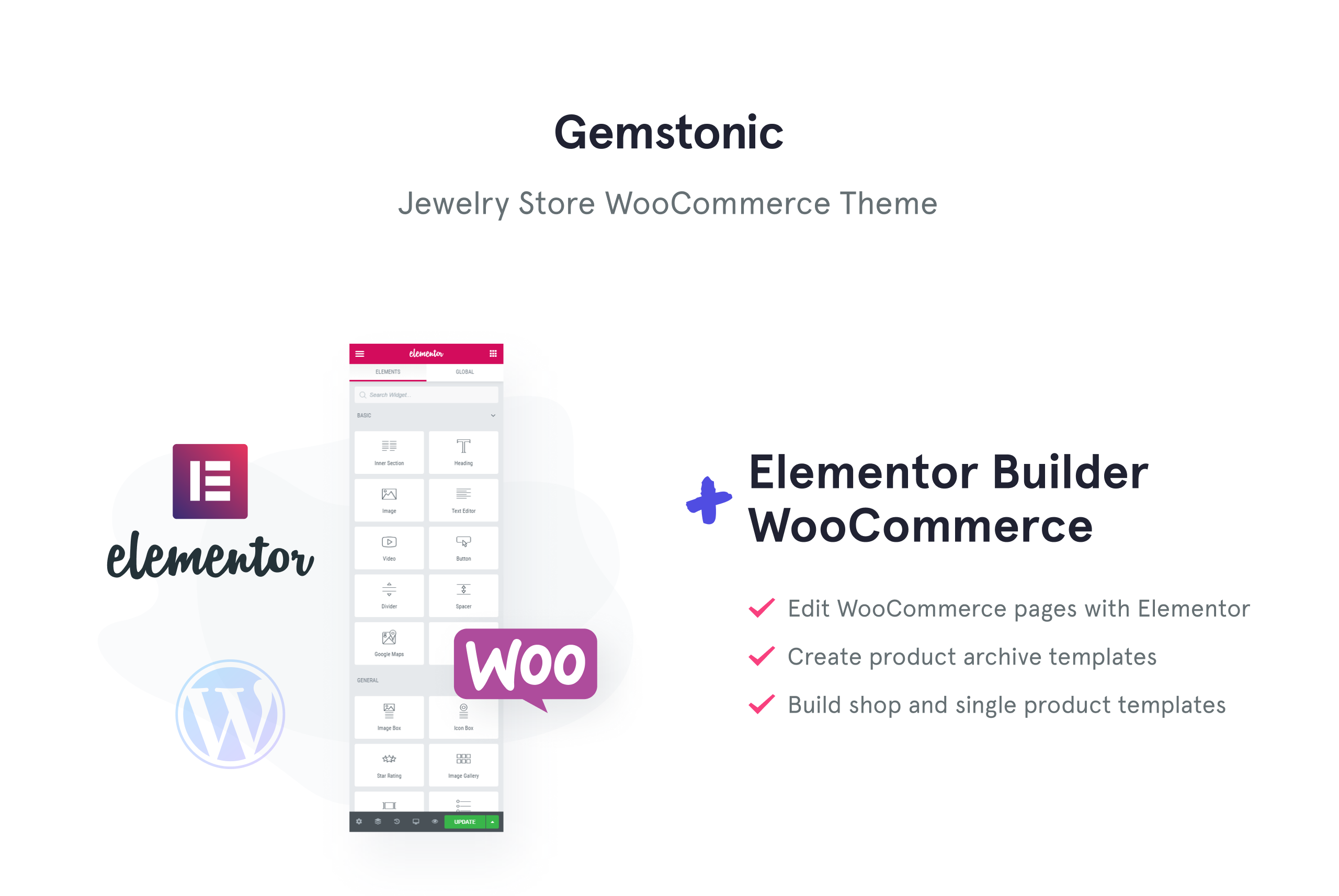 Gemstonic - Jewelry Elementor WooCommerce Theme