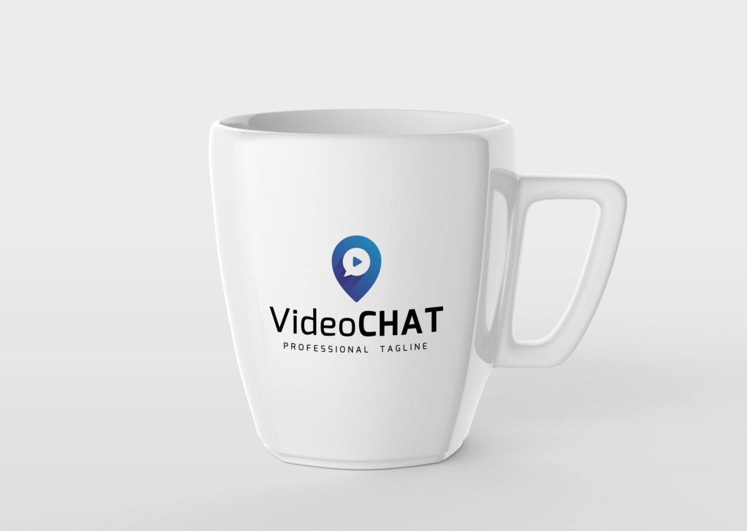 Download Шаблон логотипа "Video Chat - Logo Template" / Video Chat - Logo Template - Шаблон логотипа на тему графика 