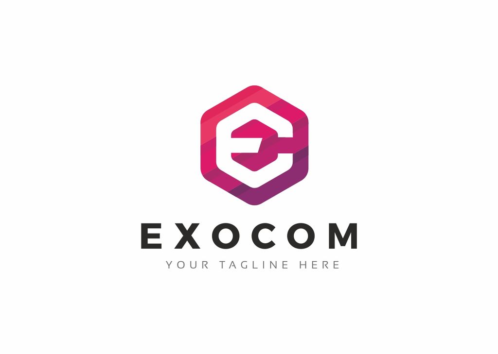 Download Шаблон логотипа "Exocom Hexagon E Letter - Logo Template" / Exocom Hexagon E Letter - Logo Template - Шаблон логотипа на тему графика alphabet app brand business creative cube design digital e elevate graphic hexa hexagon icon initial internet letter logo m media