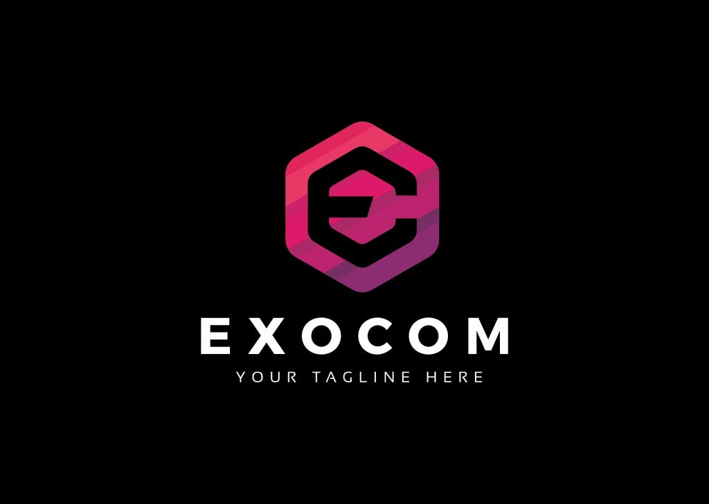 Download Шаблон логотипа "Exocom Hexagon E Letter - Logo Template" / Exocom Hexagon E Letter - Logo Template - Шаблон логотипа на тему графика alphabet app brand business creative cube design digital e elevate graphic hexa hexagon icon initial internet letter logo m media