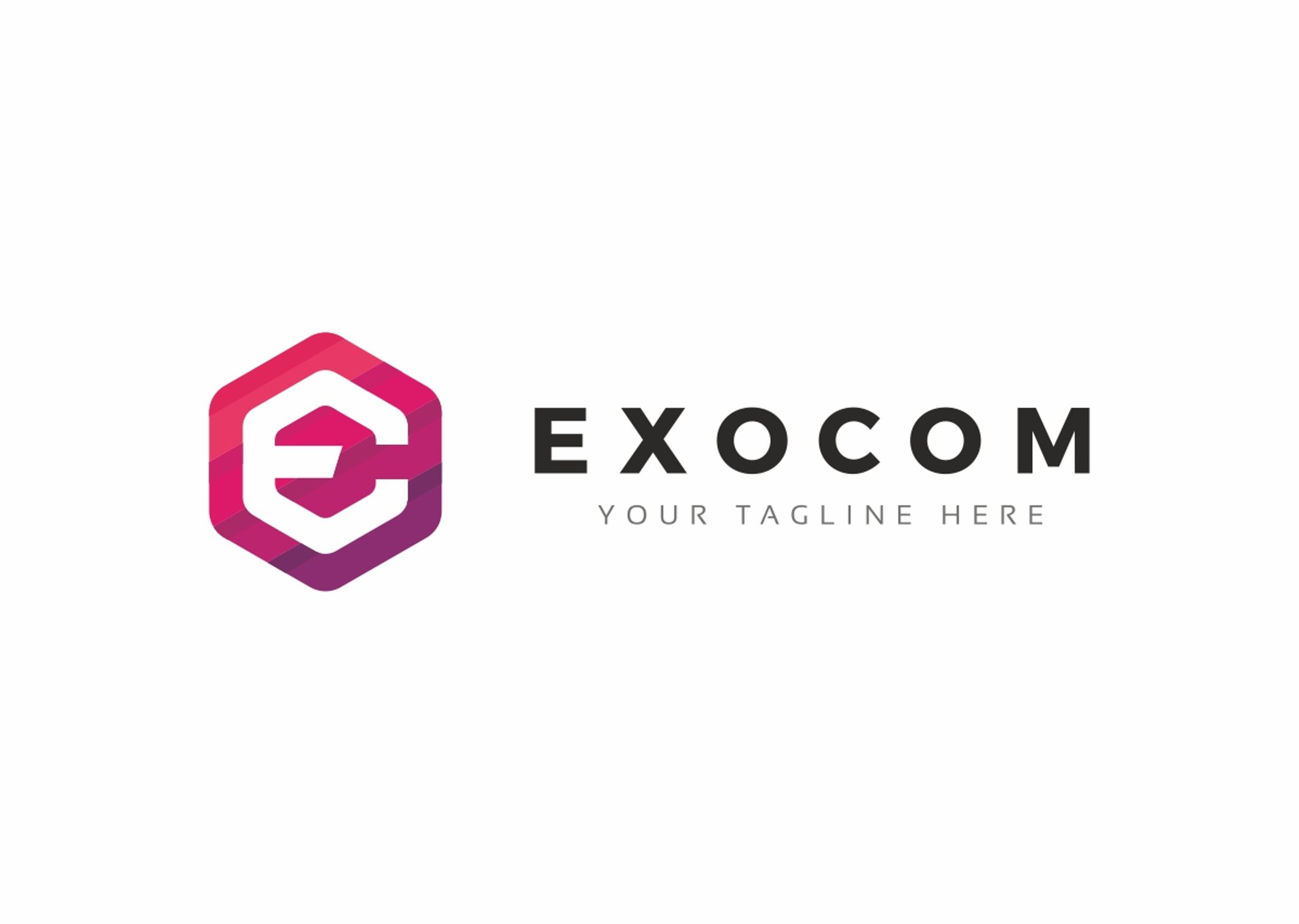 Download Шаблон логотипа "Exocom Hexagon E Letter - Logo Template" / Exocom Hexagon E Letter - Logo Template - Шаблон логотипа на тему графика alphabet app brand business creative cube design digital e elevate graphic hexa hexagon icon initial internet letter logo m media