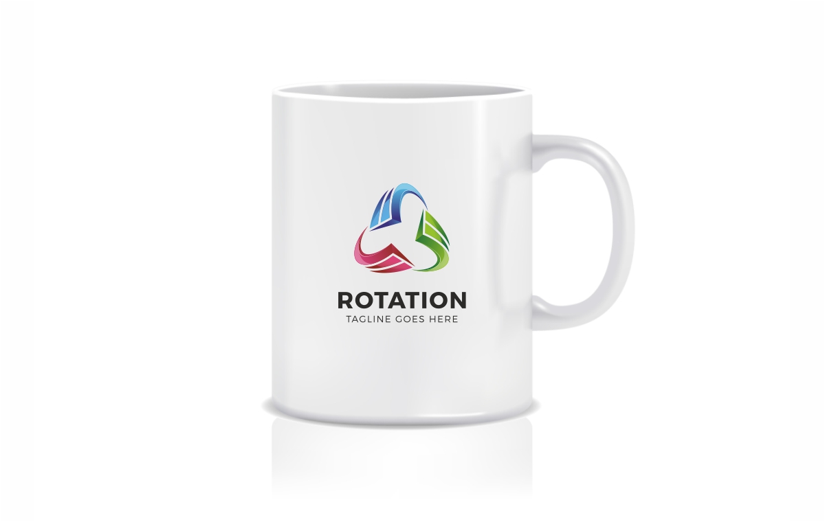 Download Шаблон логотипа "Rotation Logo Template" / Rotation Logo Template - Шаблон логотипа на тему графика advisory blue business capital circle communication community connection data economy energy entertainment financial global green group international logo management mobile