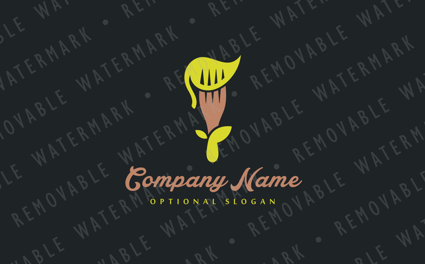 Download Шаблон логотипа "Vegetarian Food - Logo Template" / Vegetarian Food - Logo Template - Шаблон логотипа на тему графика simple green plant restaurant leaf food healthy diet fork meal eat cook nutrition vegetarian vegan organic vitamin logo design template