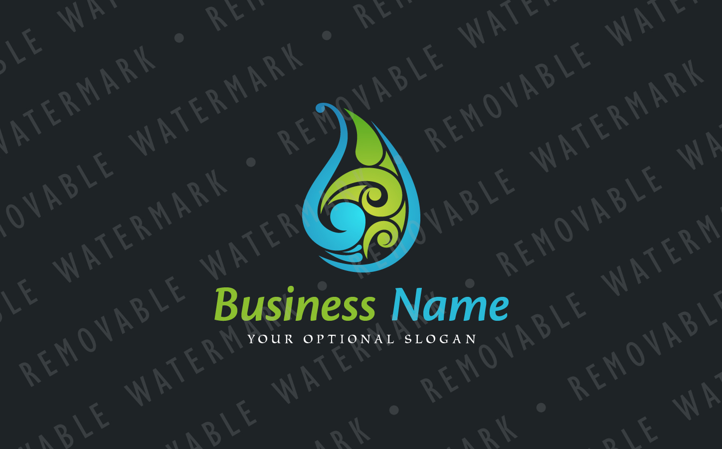 Download Шаблон логотипа "Tribal Water Drop - Logo Template" / Tribal Water Drop - Logo Template - Шаблон логотипа на тему графика wave ocean water tribal spa drop hawaii 4 ornament sea beach surfing tropical tidal logo design template beauty jewelry art