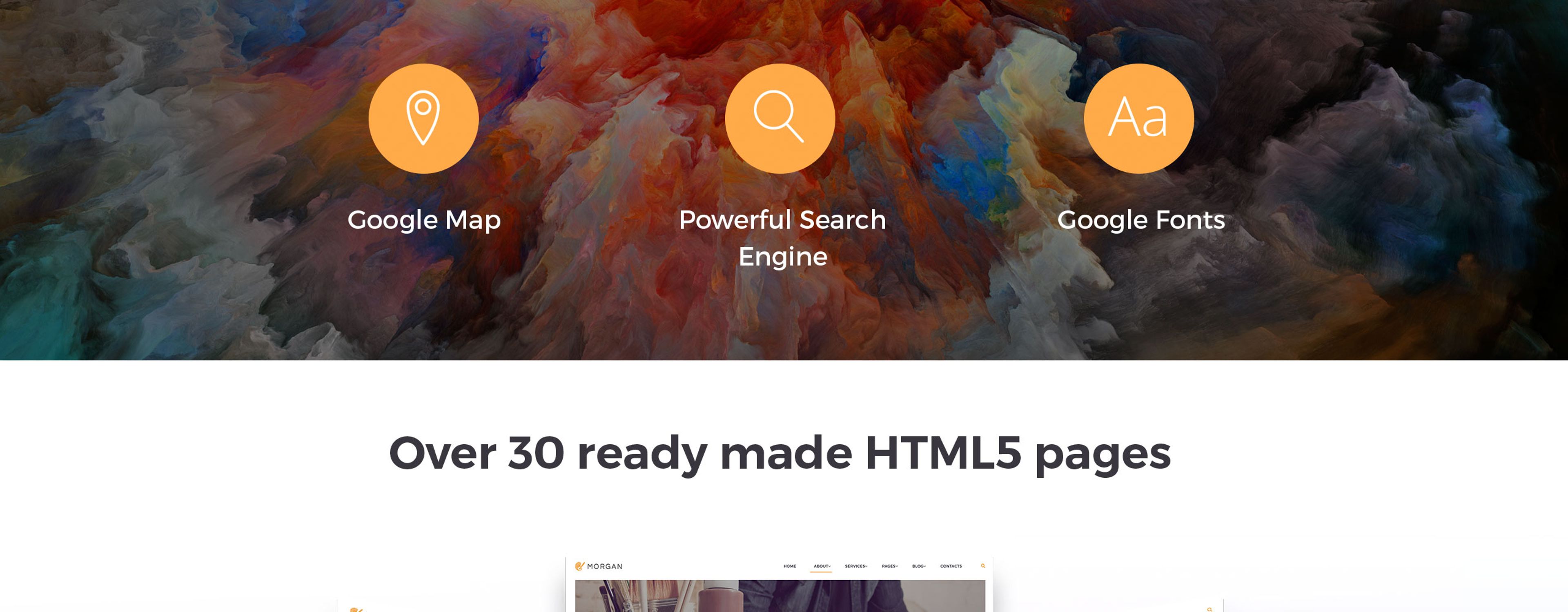 Morgan Website Template
