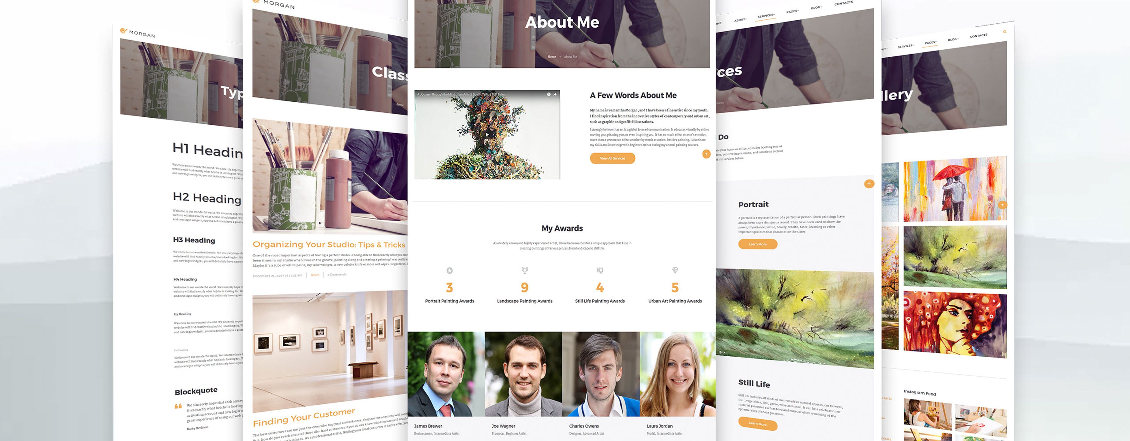 Morgan Website Template