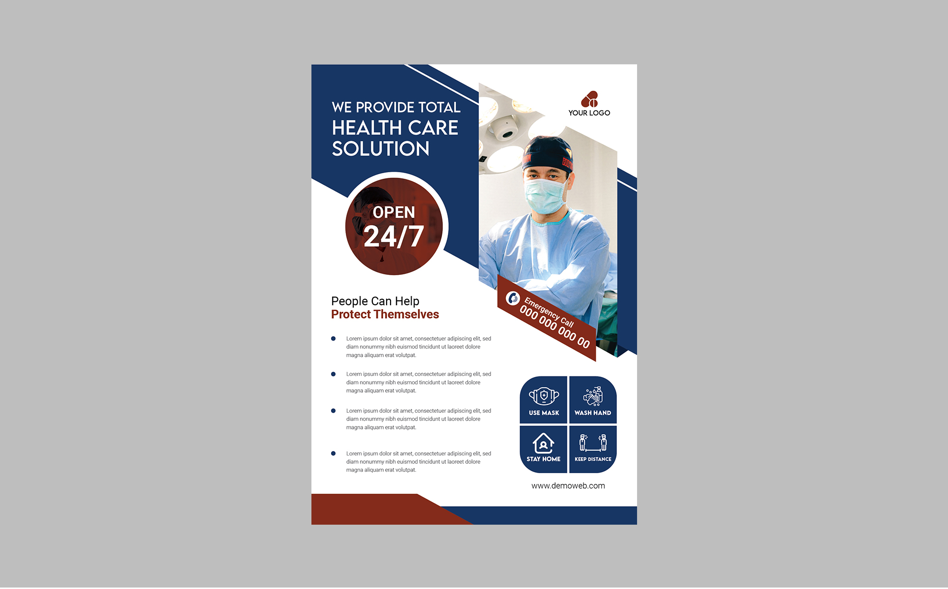 Download Фирменный стиль "Medical Flyer - Corporate Identity Template" / Medical Flyer - Corporate Identity Template - Фирменный стиль на тему графика corona,medical,vector,virus,background,flu,design,poster,banner,template,flyer,graphic,layout,mockup,covid19,advertising