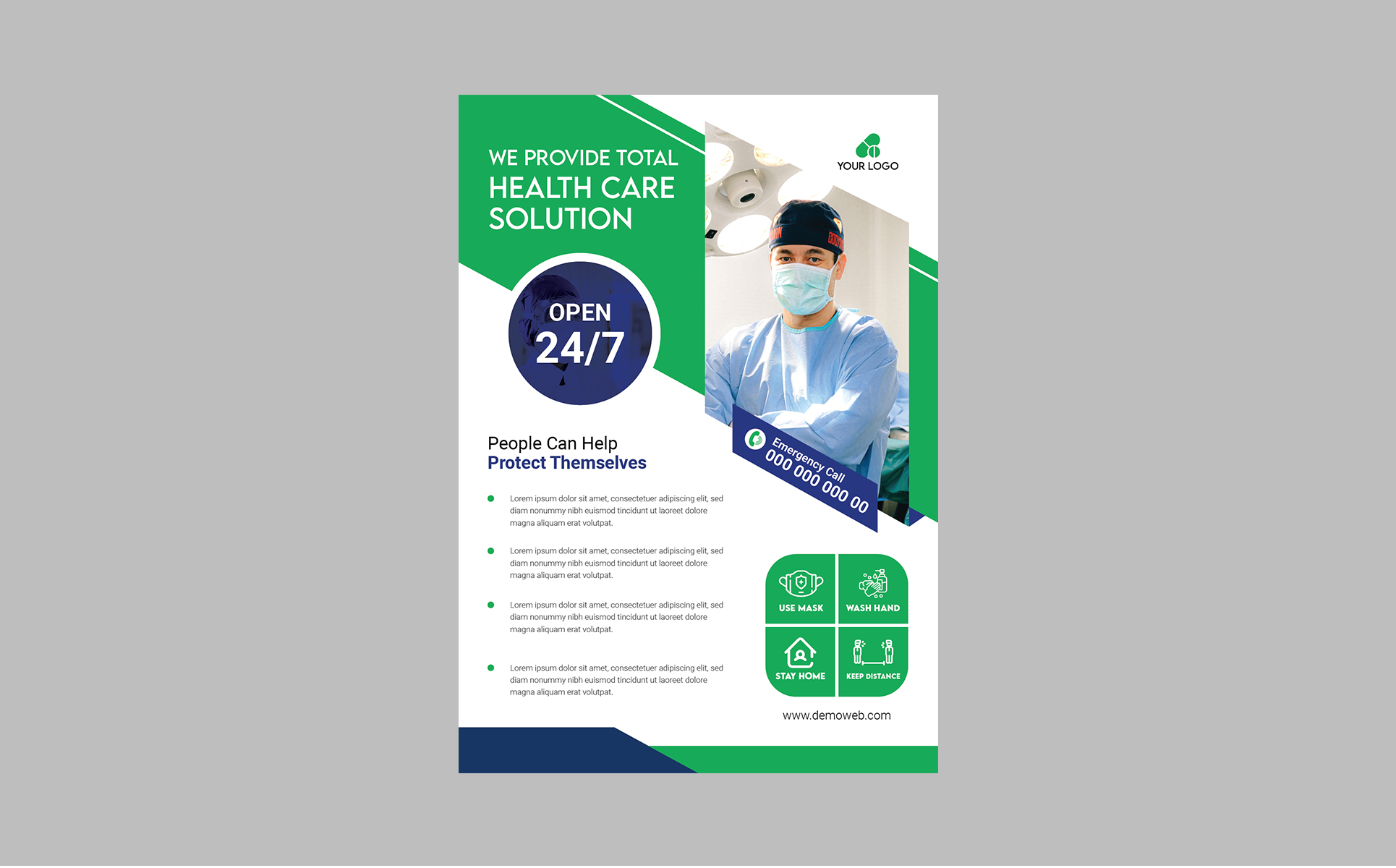 Download Фирменный стиль "Medical Flyer - Corporate Identity Template" / Medical Flyer - Corporate Identity Template - Фирменный стиль на тему графика corona,medical,vector,virus,background,flu,design,poster,banner,template,flyer,graphic,layout,mockup,covid19,advertising