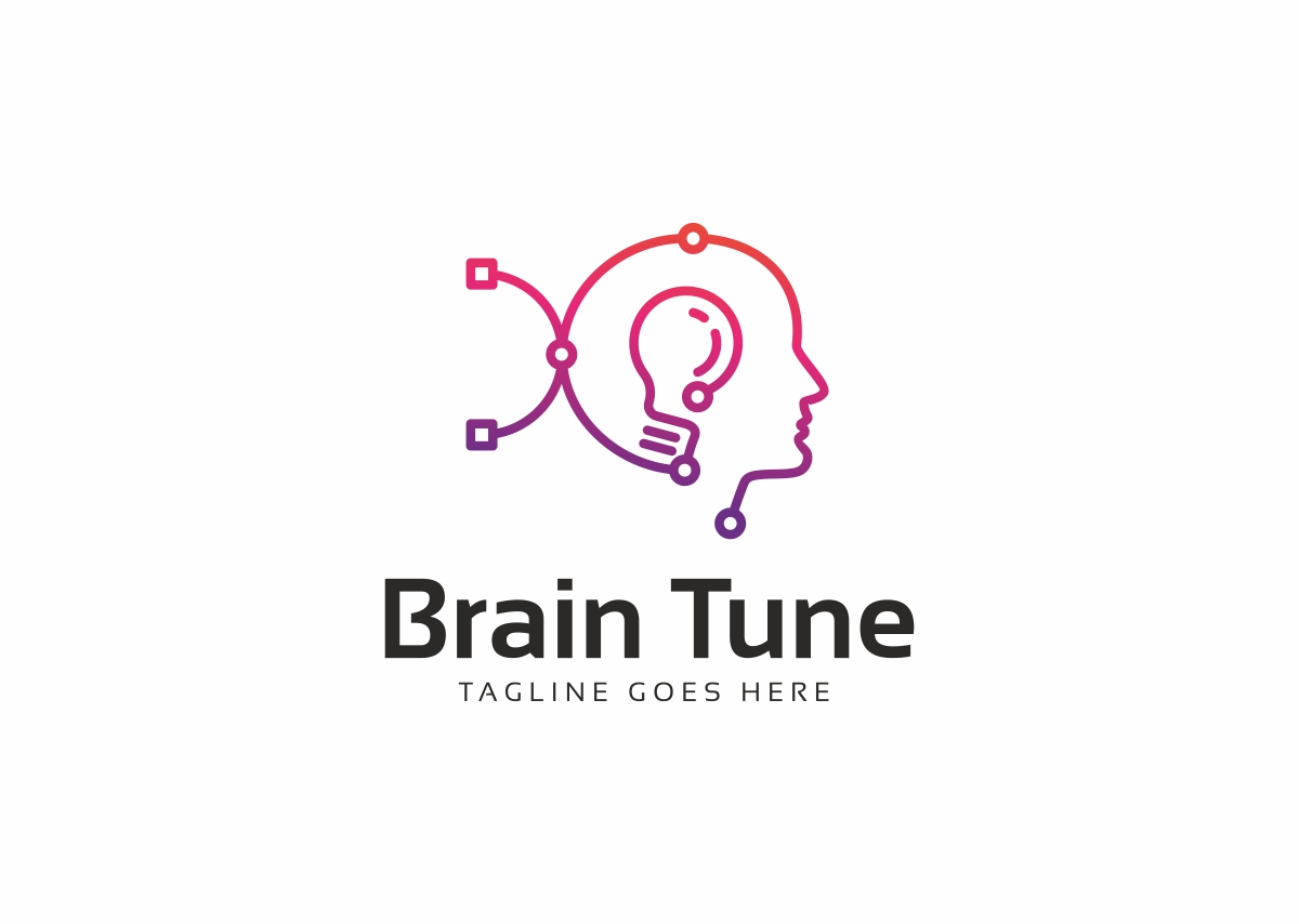 Download Шаблон логотипа "Brain Edit - Logo Template" / Brain Edit - Logo Template - Шаблон логотипа на тему графика brain icon logo vector editable design illustration symbol line intelligence concept human idea outline isolated sign think web mind linear