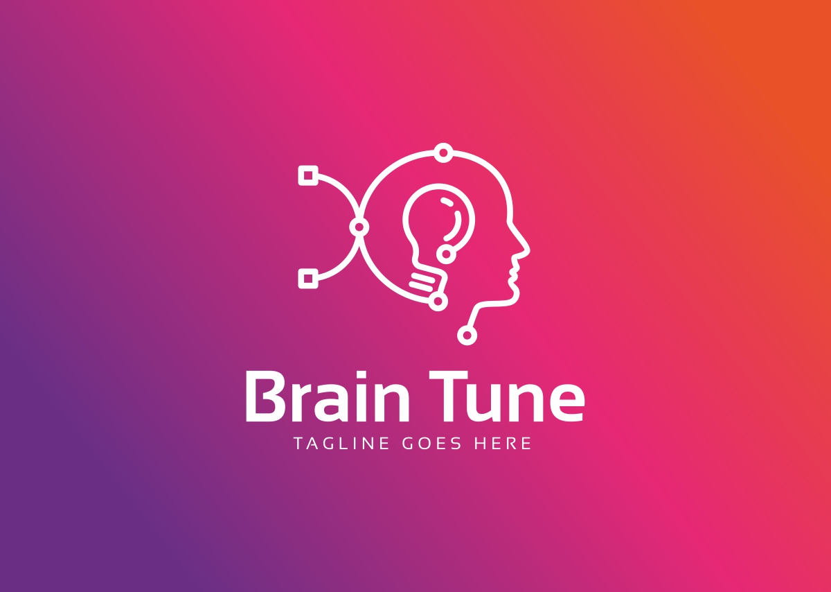 Download Шаблон логотипа "Brain Edit - Logo Template" / Brain Edit - Logo Template - Шаблон логотипа на тему графика brain icon logo vector editable design illustration symbol line intelligence concept human idea outline isolated sign think web mind linear