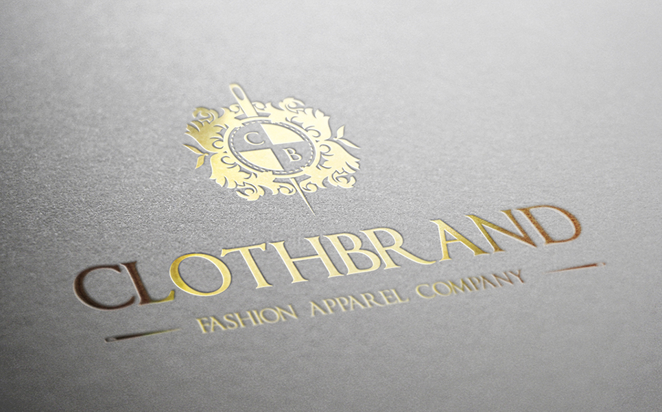 Download Шаблон логотипа "Cloth Brand Crest - Logo Template" / Cloth Brand Crest - Logo Template - Шаблон логотипа на тему графика apparel boutique logo classy crest emblem fashion clothes clothing needle needlework sewing stitch stitching studio tailor tailoring shop