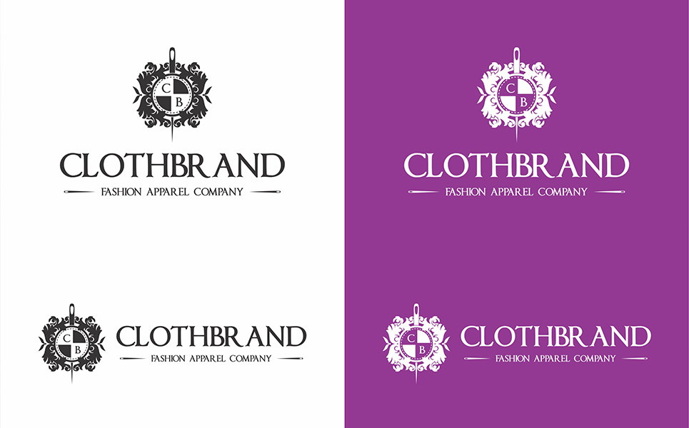 Download Шаблон логотипа "Cloth Brand Crest - Logo Template" / Cloth Brand Crest - Logo Template - Шаблон логотипа на тему графика apparel boutique logo classy crest emblem fashion clothes clothing needle needlework sewing stitch stitching studio tailor tailoring shop