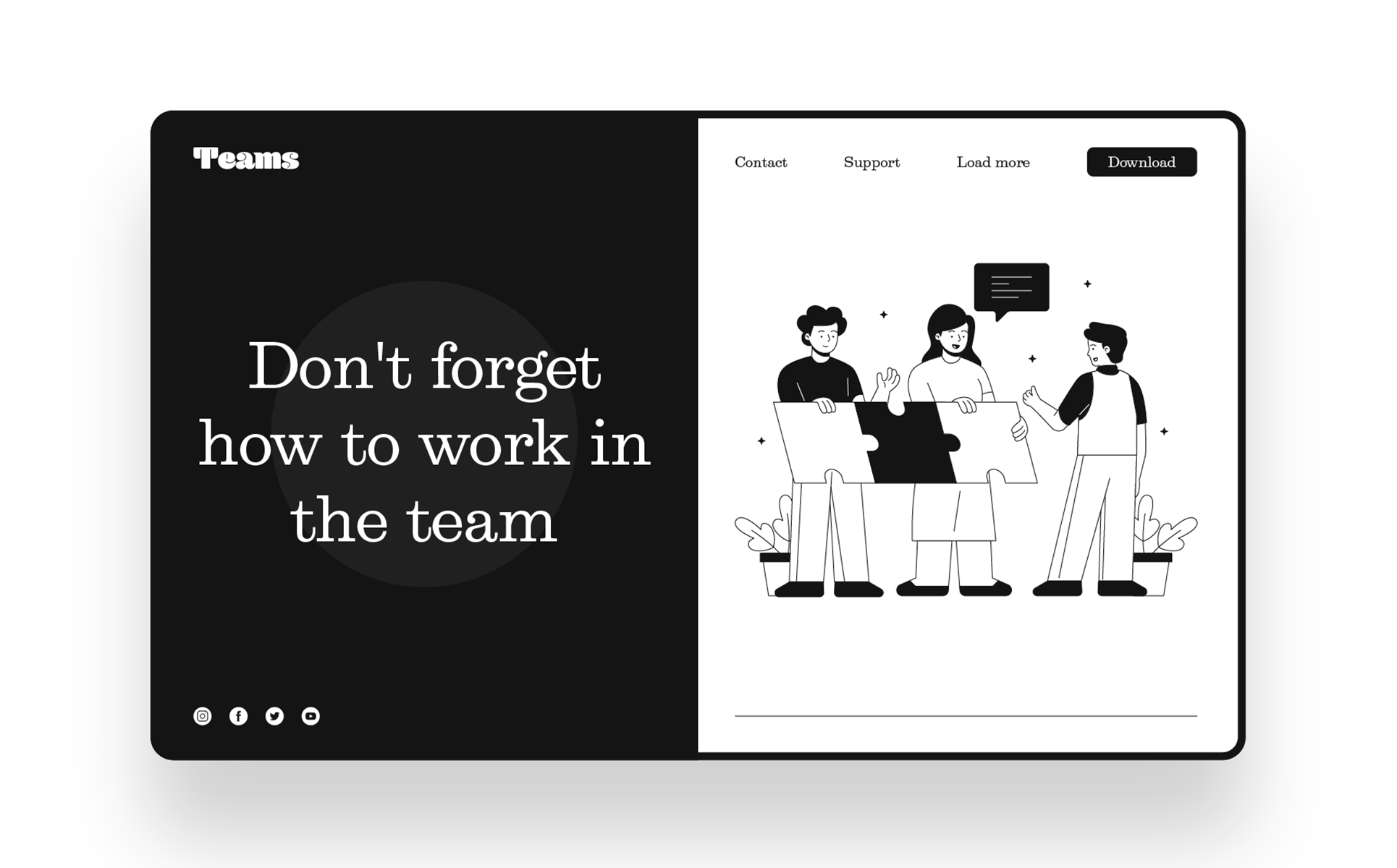Download Иллюстрация "Teams - Illustration" / Teams - Illustration - Иллюстрация на тему графика team,teamwork,brainstorm,collaboration,meeting,workflow,work,project,startup,business,vector,figma,sketch,illustration,outline,stroke,line