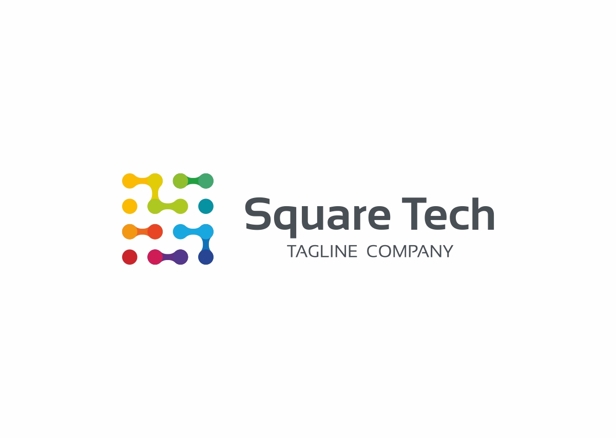 Download Шаблон логотипа "Square Technology - Logo Template" / Square Technology - Logo Template - Шаблон логотипа на тему графика cube databox internet programming software square technology agency colored colored cube colorful logo technology digital digital geometric geometry hexagonal letter