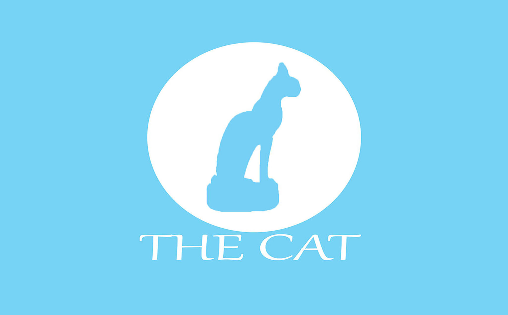 Download Шаблон логотипа "THE CAT Logo Template" / THE CAT Logo Template - Шаблон логотипа на тему графика 