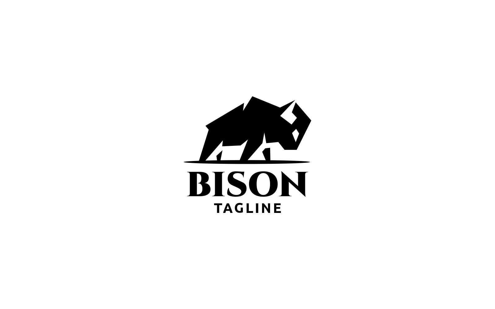 Download Шаблон логотипа "Bison Logo Template" / Bison Logo Template - Шаблон логотипа на тему графика bison,buffalo,minimal,bull,head,logo,mark,business,charge,company,dynamic,energy,exchange,finance,financial,forex,horn,huge,large,strong