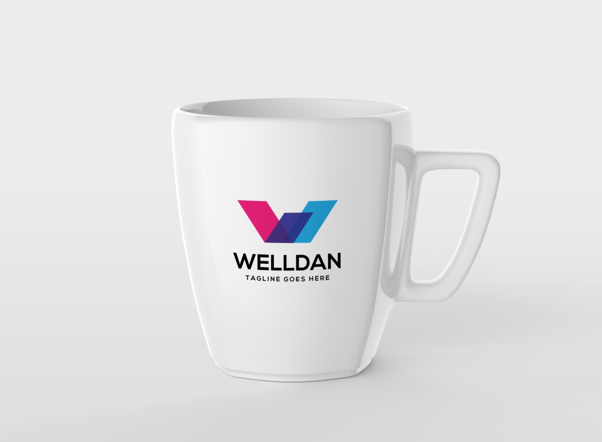 Download Шаблон логотипа "Welldan - W Letter Logo Template" / Welldan - W Letter Logo Template - Шаблон логотипа на тему графика alphabet arrow arrows business character design development finance grow growth letter logo market marketing rise rising stock symbol template w