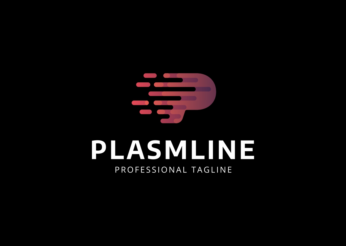 Download Шаблон логотипа "Plasmline P Letter Logo Template" / Plasmline P Letter Logo Template - Шаблон логотипа на тему графика business logo character clean company consulting corporate icon letter letter logo logos letters template media minimal modern music p symbol