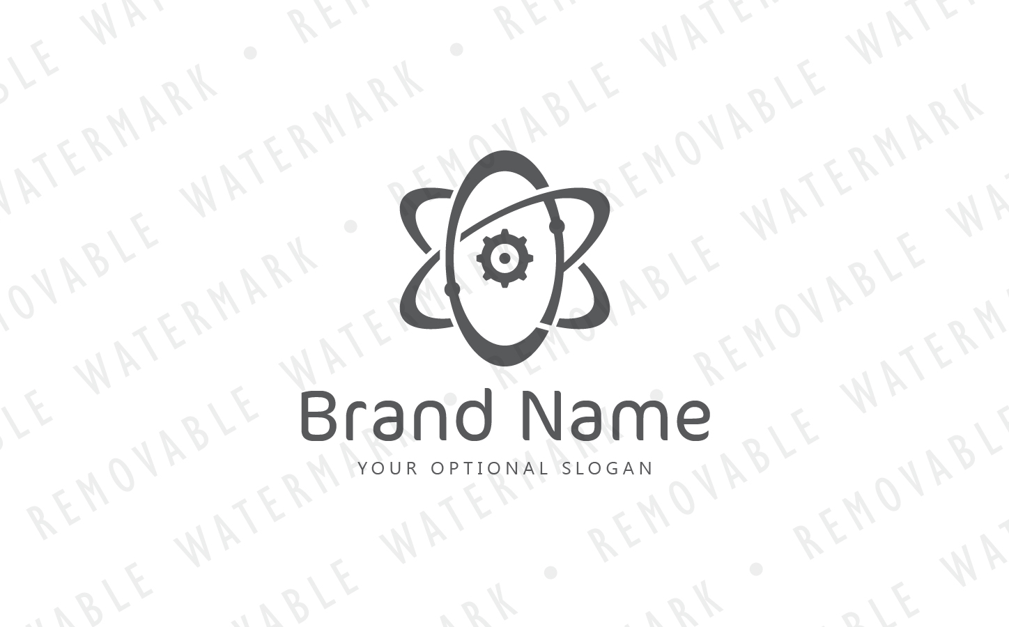 Download Шаблон логотипа "CP Abstract Atom - Logo Template" / CP Abstract Atom - Logo Template - Шаблон логотипа на тему графика atom science energy lab letter c p b chemistry research development quantum gear engineering physics nuclear logo design template technology