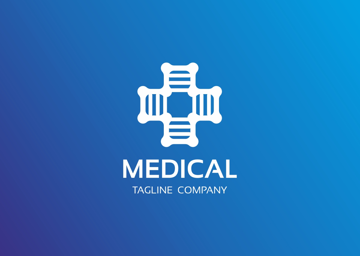 Download Шаблон логотипа "Medical Logo Template" / Medical Logo Template - Шаблон логотипа на тему графика abstract app application care center clinic community company computer consulting doctor group health heart hospital medical service tech nature team
