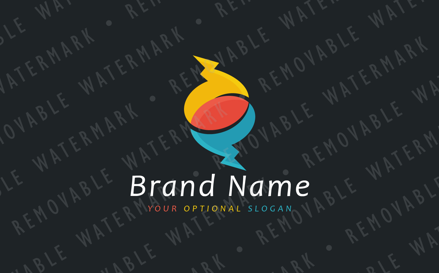 Download Шаблон логотипа "Storm Talk - Logo Template" / Storm Talk - Logo Template - Шаблон логотипа на тему графика forum social energy letter s consulting speak bubble link connection talk emotion lightning storm discussion share logo design template communication