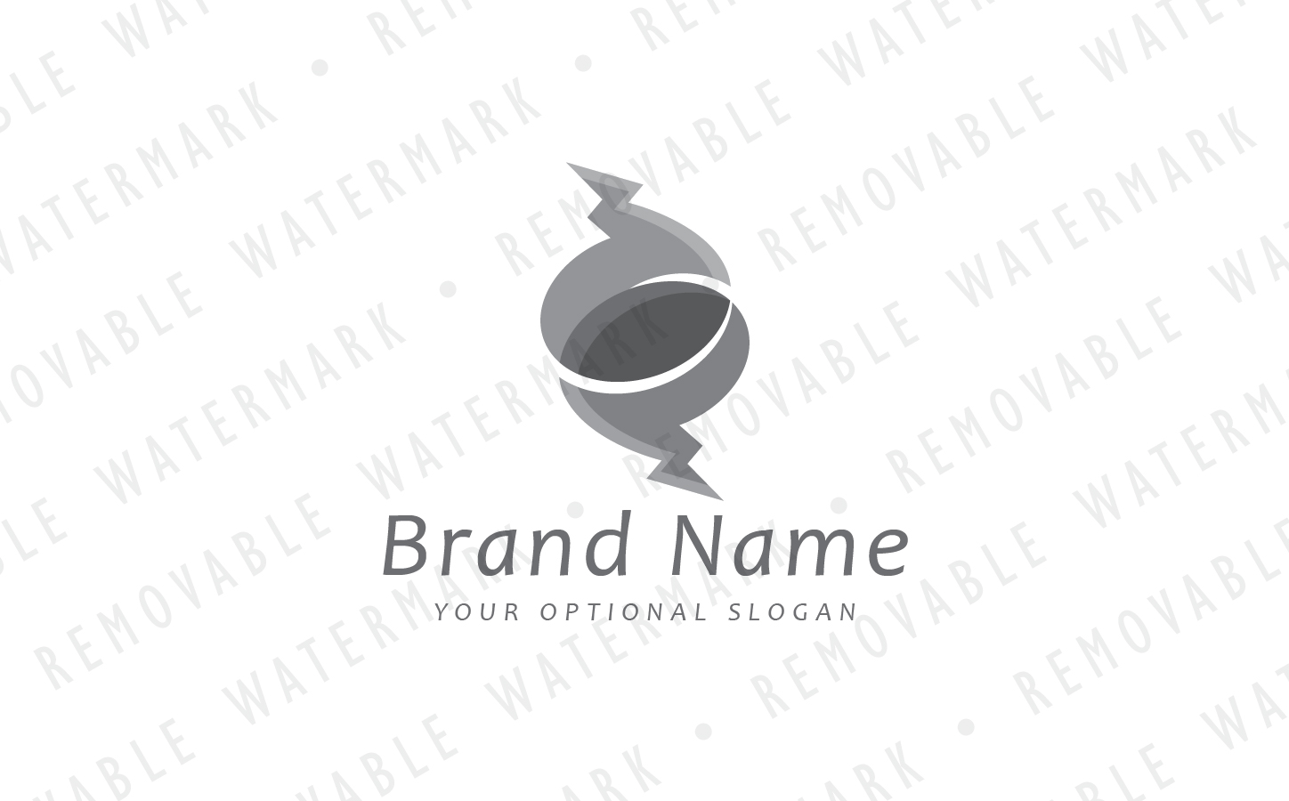 Download Шаблон логотипа "Storm Talk - Logo Template" / Storm Talk - Logo Template - Шаблон логотипа на тему графика forum social energy letter s consulting speak bubble link connection talk emotion lightning storm discussion share logo design template communication