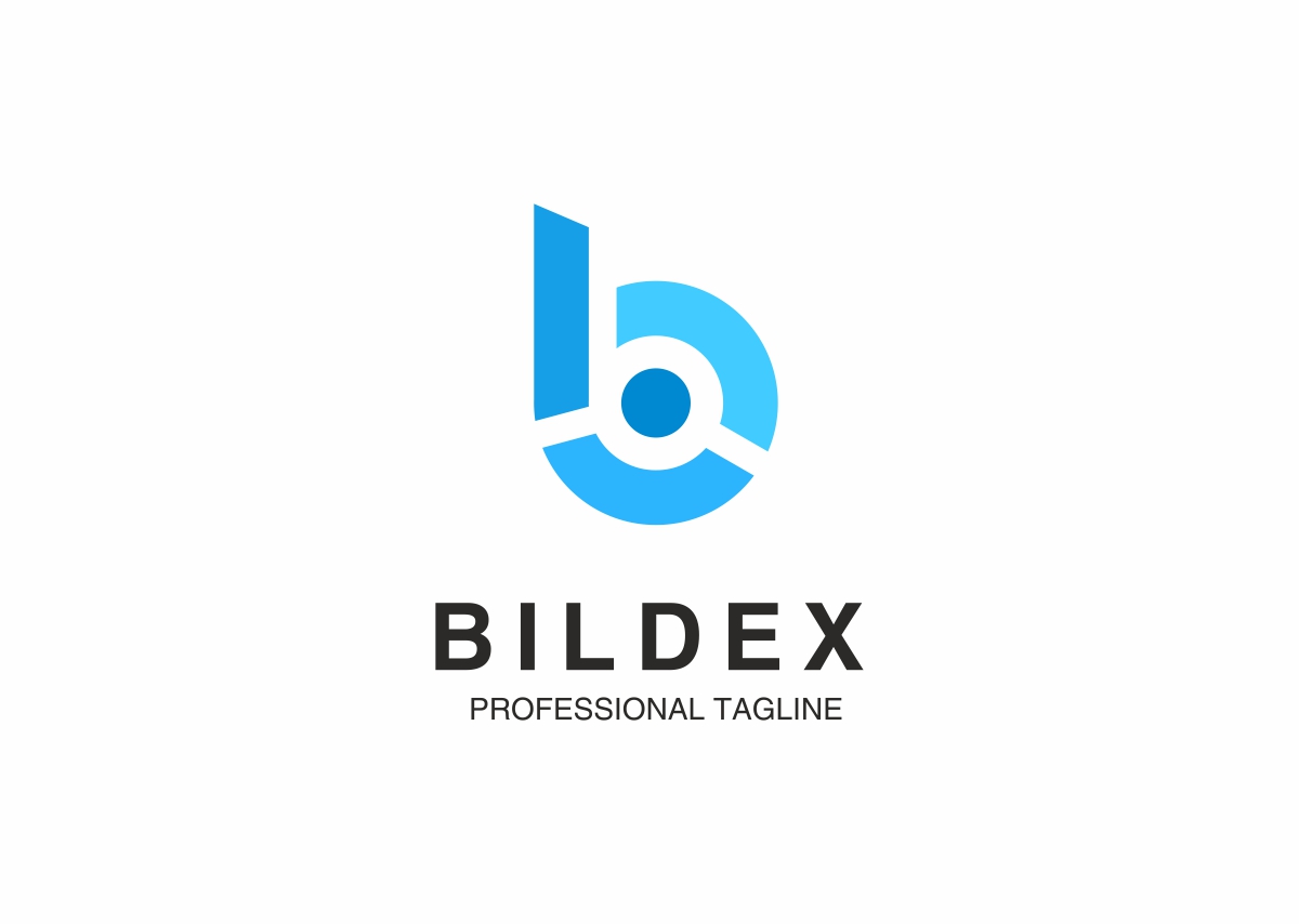 Download Шаблон логотипа "Bildex B Letter Logo Template" / Bildex B Letter Logo Template - Шаблон логотипа на тему графика b business clothing businesses concept corporate design customizable fashion identity industry inside insurance logo branding multi media multipurpose office photography