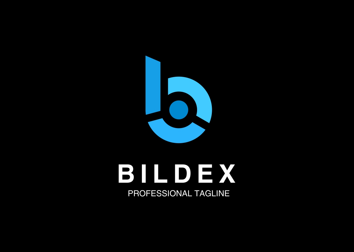 Download Шаблон логотипа "Bildex B Letter Logo Template" / Bildex B Letter Logo Template - Шаблон логотипа на тему графика b business clothing businesses concept corporate design customizable fashion identity industry inside insurance logo branding multi media multipurpose office photography