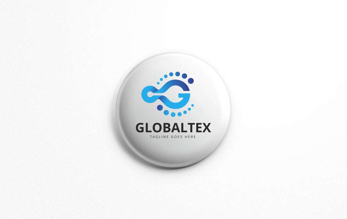 Download Шаблон логотипа "Globoltex Logo Template" / Globoltex Logo Template - Шаблон логотипа на тему графика app bold brand branding business company creative design g letter logo gamer grand great growth idea marketing media modern professional
