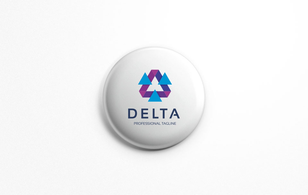 Download Шаблон логотипа "Delta Logo Template" / Delta Logo Template - Шаблон логотипа на тему графика 3d ai brand business clean collaboration company corporate creation eps grey home identity ilustrator innovation integration logo logotype minimal modern